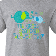 thumbnail image 4 of Inktastic My Great Grandma Loves Me- Cute Elephants Youth T-Shirt, 4 of 5