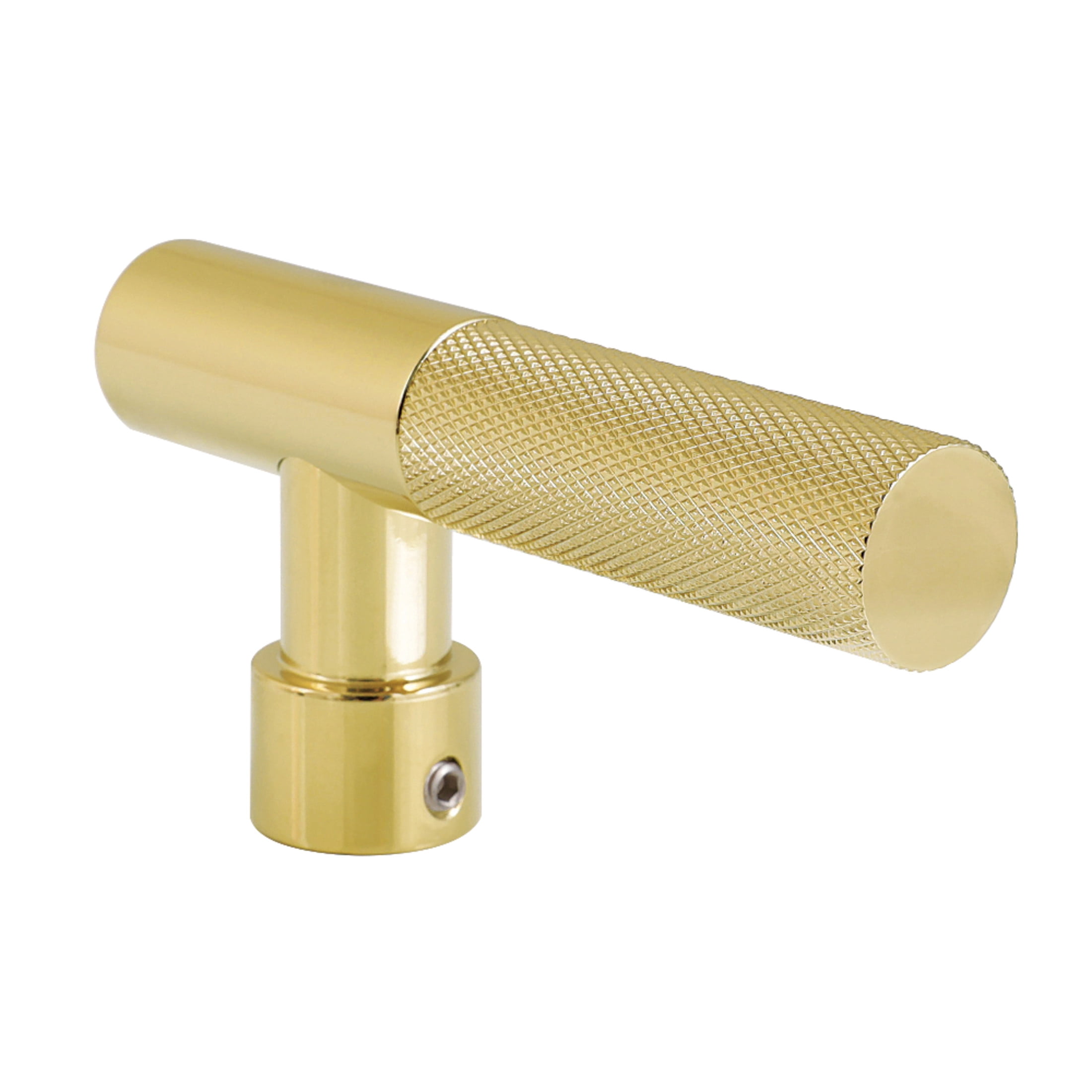 Kingston Brass KTKNLD2 Universal Front or Side Mount Toilet Tank Lever with Knurled Handle in Polished Brass