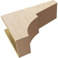 thumbnail image 6 of 7"W x 21"D x 14"H Classic Monterey Rough Cedar Woodgrain TimberThane Corbel, Primed Tan, 6 of 6