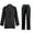 00 # Black, variant on REORIAFEE 2 Piece Outfits for Women Summer Sexy Disco Outfits Women Long Sleeve Tops Cardigan Coat Pockets Long Pants Suit Pink XXXXXL