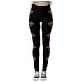thumbnail image 3 of WILLBEST Leggings de Yoga de Cintura Alta con Estampado Navideño para Mujer, Cómodos, Elásticos Y Deportivos, 2099 Extra Grande, 3 of 4