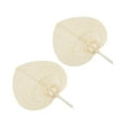 thumbnail image 1 of Cool Leaf Fan, Handheld Leaf Braided Fan Retro Style Humanized Handheld  For Decoration, 1 of 8