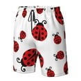 thumbnail image 4 of Pofeuu Fly Flying Ladybug Prin Men's Swim Trunks Quick Dry Bathing Suit Swimming Board Shorts Mesh Lining Beach Swimwear-XX-Large, 4 of 6