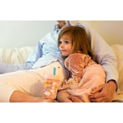 Zak Designs Capri Tumbler, Soft Straw Tumbler for Toddlers, 12oz, Leak-Proof, Easy to Hold, Sunshine and Rainbows