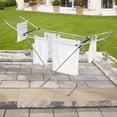 thumbnail image 6 of Leifheit Siena 180 Classic Lightweight Foldable Clothes Drying Rack, Silver, 6 of 9