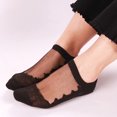 thumbnail image 4 of LYXSSBYX Fuzzy Socks for Women Hot Sale Clearance Summer Women Ladies Sheer Silky Glitter Transparent Short Stockings Ankle Socks, 4 of 4