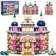 thumbnail image 1 of Juego de bloques de construcción INSOON Pink Estate House con luces, 1815 piezas, 1 of 9
