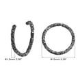 thumbnail image 2 of Uxcell Open Jump Rings 50Pack 15mm O-ring Connectors for Jewelry Making, Black, 2 of 5