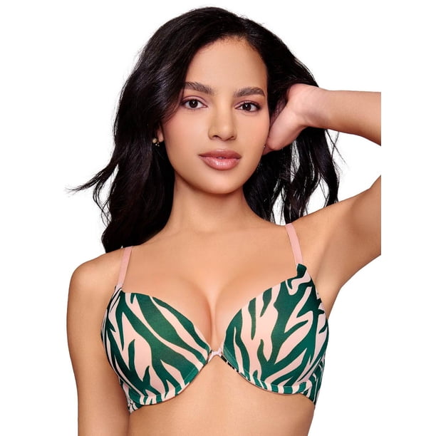 Bra demi Push Up Ilusión 7278 verde oscuro 38B
