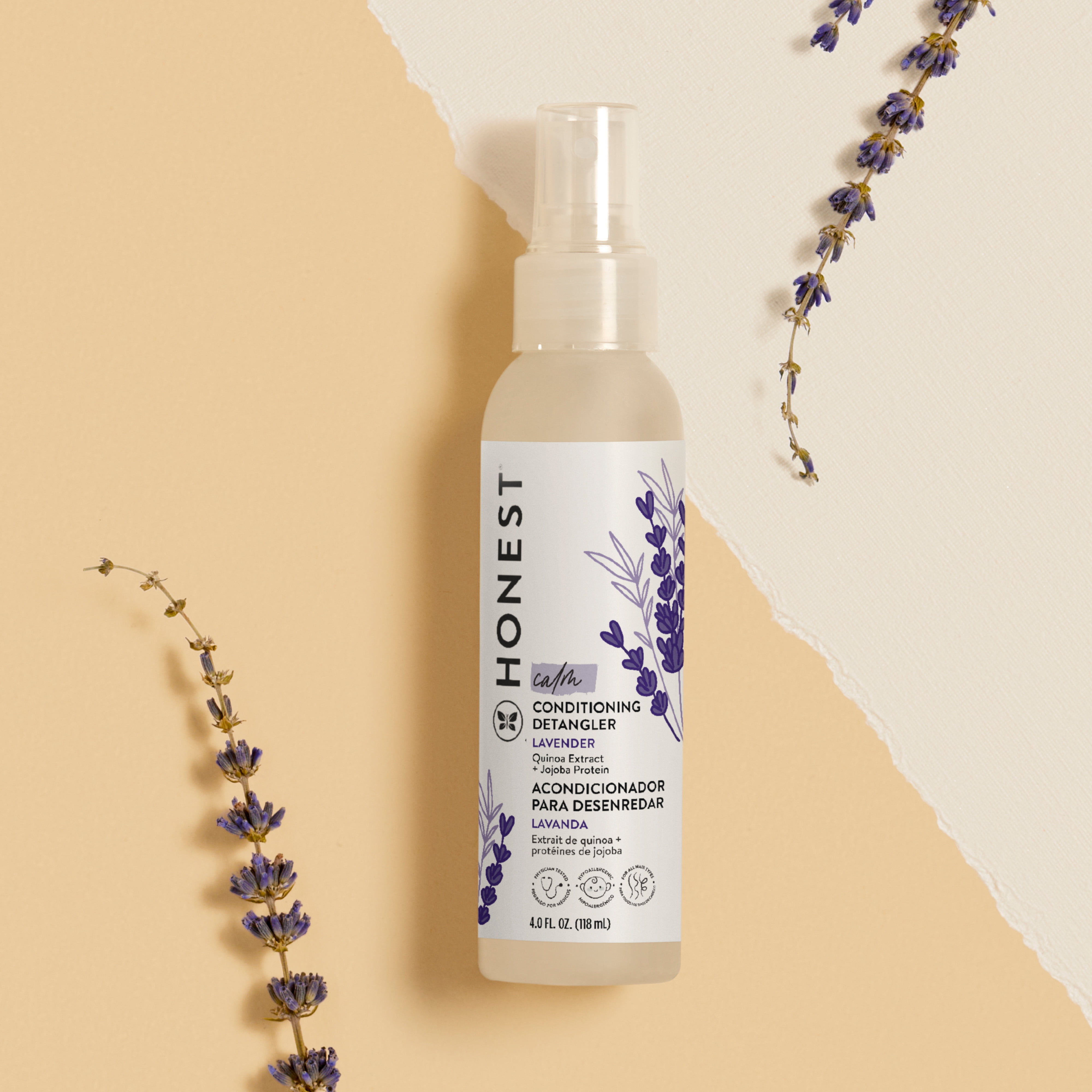 The Honest Company Baby Conditioning Detangler Calm Lavender 4 fl oz