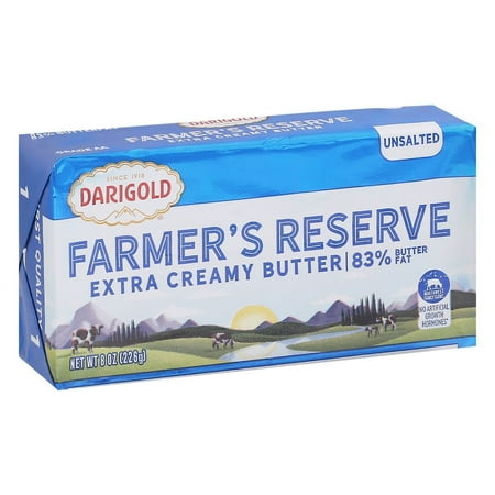 Darigold Farmer's Reserve Butter Stick, Unsalted, 8oz Foil Wrap
