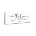 thumbnail image 3 of Stupell Industries Thank You For Those I love Spiritual Proverb Prayer Graphic Art Gallery Wrapped Canvas Print Wall Art, Design by Lettered and Lined, 3 of 5