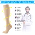 thumbnail image 4 of Calcetines De Compresión Para Mujeres Y Hombres, La Mejor Ayuda Para La Circulación Atlética, Correr, Ciclismo, Senderismo, Viajes 7 Pares Moyic OD016091-01, 4 of 6