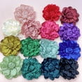 thumbnail image 5 of 10cm Rose Fabric Flower Accessory Women Versatile Corsage Hair Clip Suit Lapel Clothing Bags DIY Corsage-Black, 5 of 5