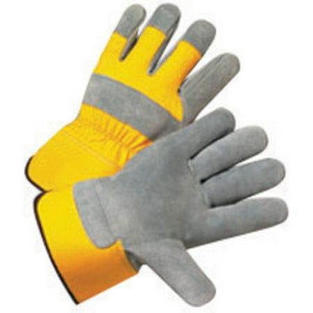 

Radnor Size 2X Shoulder Split Leather Palm Gloves With Canvas Back And Safety Cuff (10 Pairs)