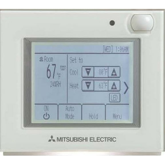 Mitsubishi PAR-U01MEDU-K Smart ME- Wired Remote Controller