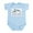 Sky Blue, variant on CafePress - Aihe Infant Bodysuit - Baby Light Bodysuit, Size Newborn - 24 Months