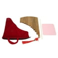 thumbnail image 1 of Panpipes Flute, G Key 15 Pipe Easy To Learn Panpipes Chinese Traditional Pollution Free Natural Bamboo  For Beginners For Practice Left Hand, 1 of 8