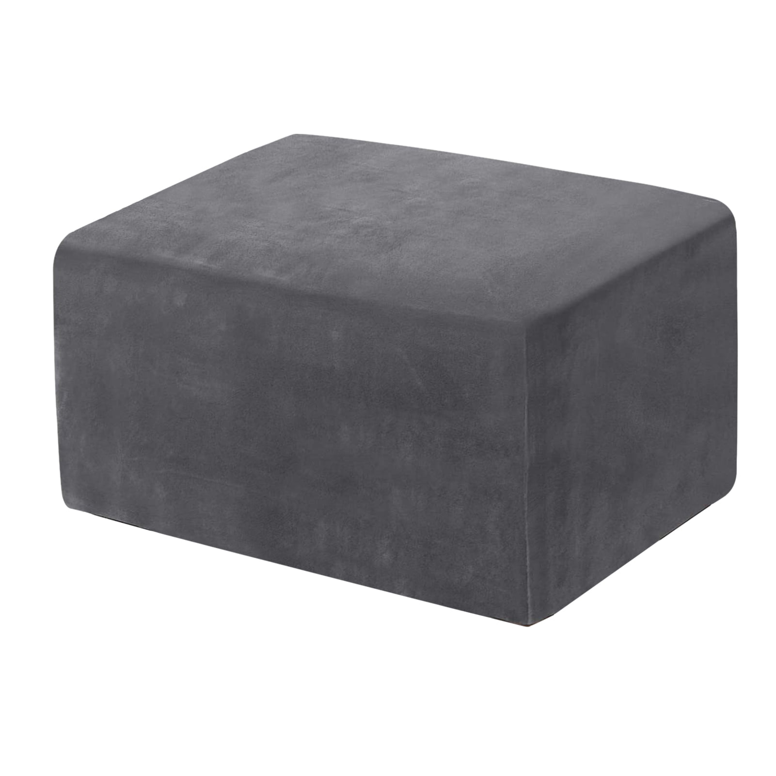 Details about   Velvet Square Footstool Cover Stretch Stool Ottoman Sofa Slipcover Protector 