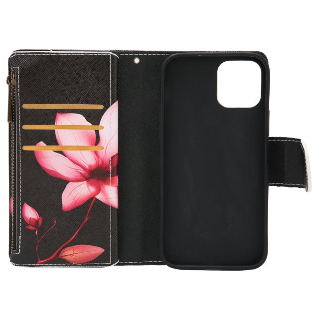 Funda protectora para teléfono Funda protectora con cremallera pintada para teléfono móvil para IPHO