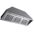 thumbnail image 1 of Ancona Pro Hotte de Cuisinière 46 Pieds' 600 CFM avec Insert en Acier Inoxydable, 1 of 7