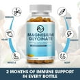 thumbnail image 6 of Minch Magnesium Glycinate Capsules 500mg,with Vitamin D3 & Zinc Support Bone and Joint,Immune System,Heart Health,Help Sleep,120 Capsules, 6 of 8