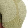 thumbnail image 6 of felwors Tummy Control Biker Shorts Lifting Seamless Yoga Athletic with Pockets Running Yellow for Size L, 6 of 6