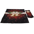 thumbnail image 4 of Juego de manteles y fundas para sillas navideñas para el hogar, cocina, comedor, decoración festiva, tipo campana, 140 x 140 cm, 4 of 14