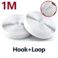 thumbnail image 1 of 25Meter Strong Double Sided Self Adhesive Hook and Loop Fastener Tape Nylon Sticker Adhesive velcros Strap DIY Craft Accessories white 1Meter 20mm Wide, 1 of 6
