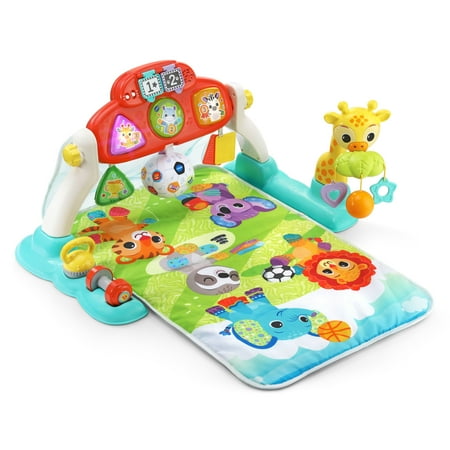 VTech Kick & Score Playgym™ Plastic, Fabric Baby Activity Centers with Accessories Included, Baby and Toddler Toys
