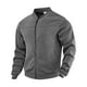 thumbnail image 1 of Puntoco Chaqueta Informal De Color Liso Con Solapa Y Bolsillo Holgado Con Cremallera Y Manga Larga Para Hombre, 1 of 7