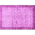thumbnail image 1 of Ahgly Company Indoor Rectangle Oriental Purple Traditional Area Rugs, 7' x 10', 1 of 4