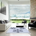 thumbnail image 6 of Ahgly Company Indoor Square Patterned Lavender Blue Area Rugs, 4' Square, 6 of 6