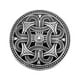 thumbnail image 3 of Broche con símbolo de escudo vikingo medieval, joyería vintage, bufanda vikinga gótica para solapa 1, 3 of 9
