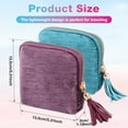 thumbnail image 2 of 2Pcs Travel Jewelry Bag Jewelry Organizer with Tassel Zipper Compartment Bracelet Storage Pouch Multipurpose Storage Bag for Journey Bracelet Ring, 2 of 10