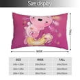 thumbnail image 2 of Vsdgher Cute Pink Axolotl A Pillow Cases, Pillow Covers - suit sofa or office-14"x20", 2 of 6