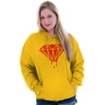 thumbnail image 4 of Diamond Dripping Fashionable Girly Hoodie Sweatshirt Women Men Brisco Brands 2X, 4 of 6