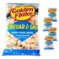 Golden Flake Utz Salt and Vinegar Pork Rinds Chicharrones Crispy
