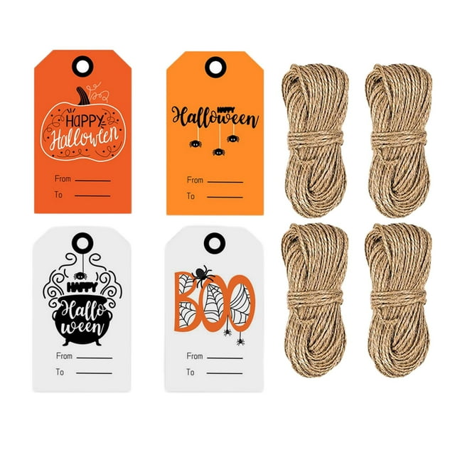 Etiquetas de Papel perfecl de Halloween 400 Piezas para Regalo Embalaje
