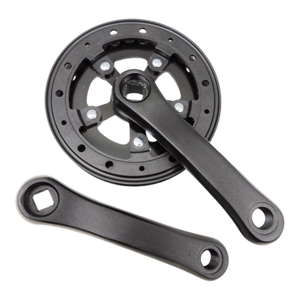 Juego de bielas de repuesto para bicicleta de aleación de aluminio con orificio cuadrado para niños 28 dientes 127 mm