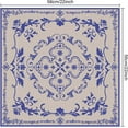 thumbnail image 2 of Pañuelo cuadrado de algodón, bandana cuadrada de algodón hecha a mano para hombres y mujeres, para entrenamiento al aire libre., 2 of 9