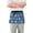 Anchors and Rudders, variant on Cartoon Bear and Flower Server Apron with 3 Pockets Waterproof Waitress Waist Short Apron for Man Woman 12 Inches