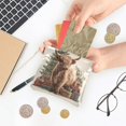thumbnail image 5 of PU Leather Coin Purse Wallet Compact Water-Resistant Card Cases Money Organizers Cow and Christmas Gifts, 5 of 7