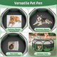 thumbnail image 5 of Corral Emergente para Perros Grandes de 45" Corral Plegable para Mascotas Corral de Ejercicio Portátil para Mascotas Interior Exterior, Acampar, Viaje, Verde, 5 of 8