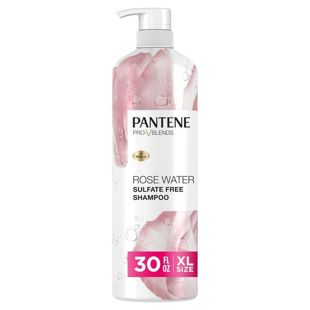 Champú Pantene sin sulfato de agua de rosas 880 ml con vitamina B5