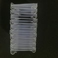 1.65 x 3.9 Inches Shelf Label Holder Clear Plastic Clip on Labels Shelf
