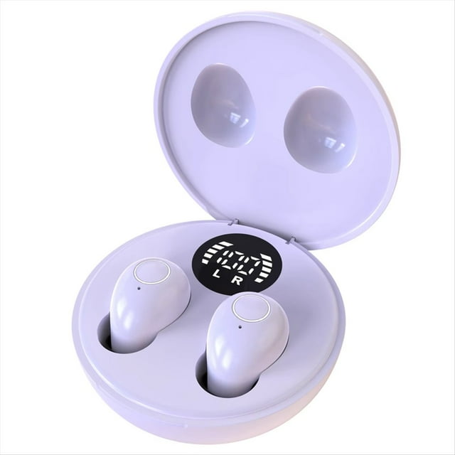 Miniauriculares Inalámbricos Bluetooth de Perfil Bajo, Tipo Micro, Pequeños y Discretos, Ideales para Uso en Espacios Pequeños.