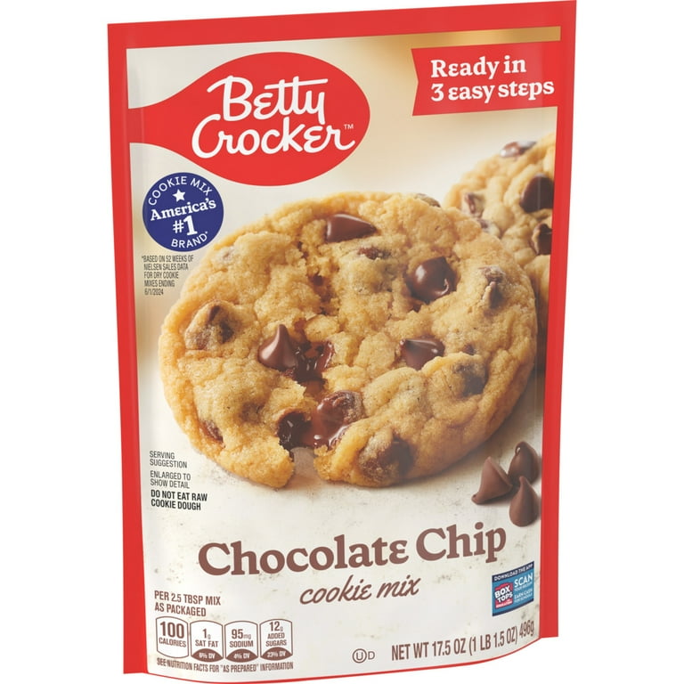 6 pack) Betty Crocker Chocolate Chip Cookies, Cookie Baking