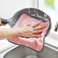 thumbnail image 4 of 10pcs Towel Cloth, Reusable Kitchen Bar Rags, Washable Microfiber Dish Cloths, Dusting Wiper For Wiping Counter Kitchen Desk Window Glass, 4 of 5
