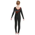 thumbnail image 2 of Haitryli Kids Girls Color Block Dance Leotard Sparkle Bodysuit Tank Ballet Unitards Gymnastic Catsuit Black 6, 2 of 5
